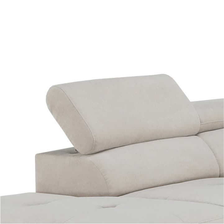 FABIA sarokülőgarnitúra (balos) – szürke-bézs taupe szövet thumbnail 3