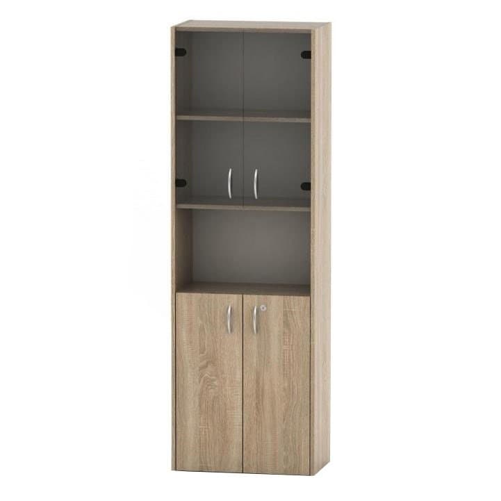 Vitrines könyvespolc – Tempo Asistent New 004, tölgy sonoma