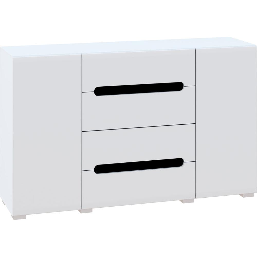 Bianco New komód 2 ajtós 4 fiókos