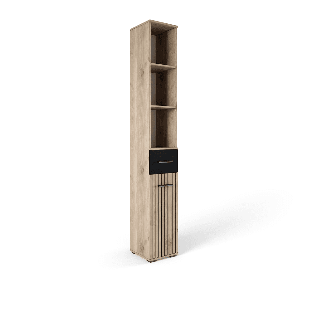 Ambre White Oak Polcos Szekrény