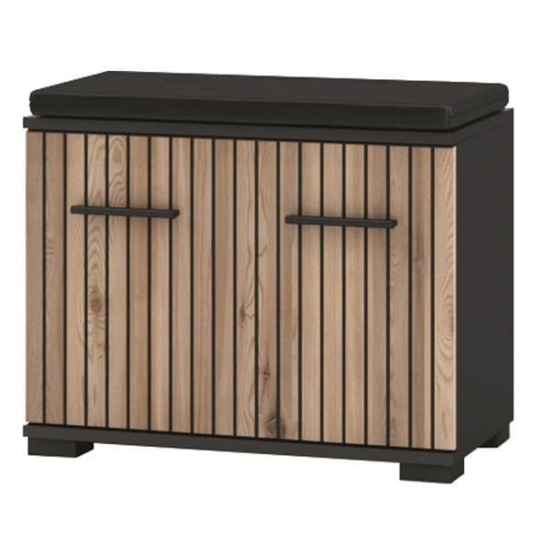 Ambre előszoba pad – Artisan-tölgy / Antracit - 1