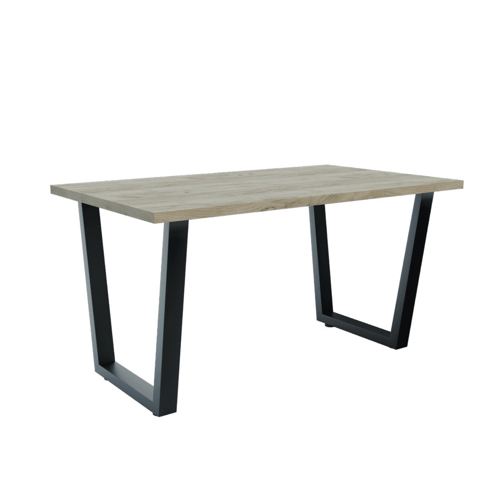 Louisville Grey Craft étkezőasztal 130 cm