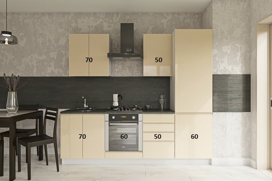 Royal Ivory Festett Konyhabútor thumbnail 2