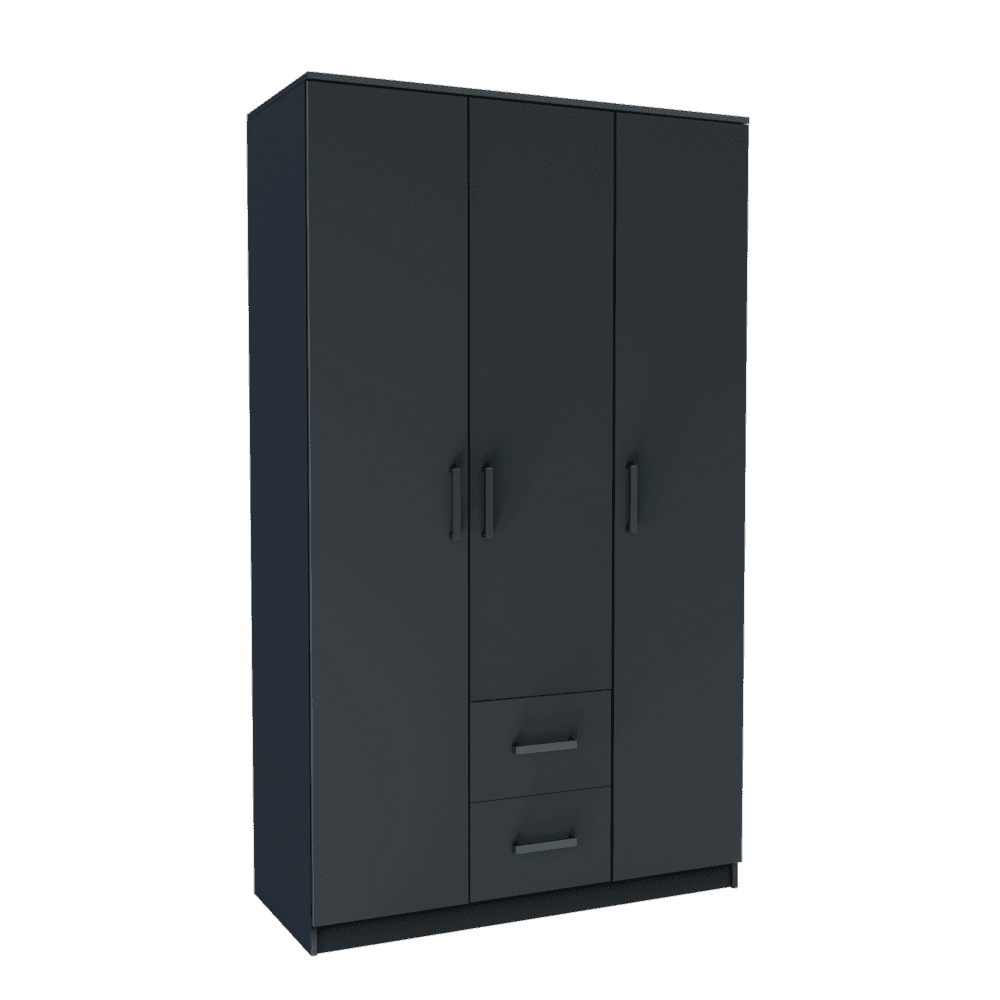 Simple Grafit Előszoba Gardróbszekrény 3D2W - 1