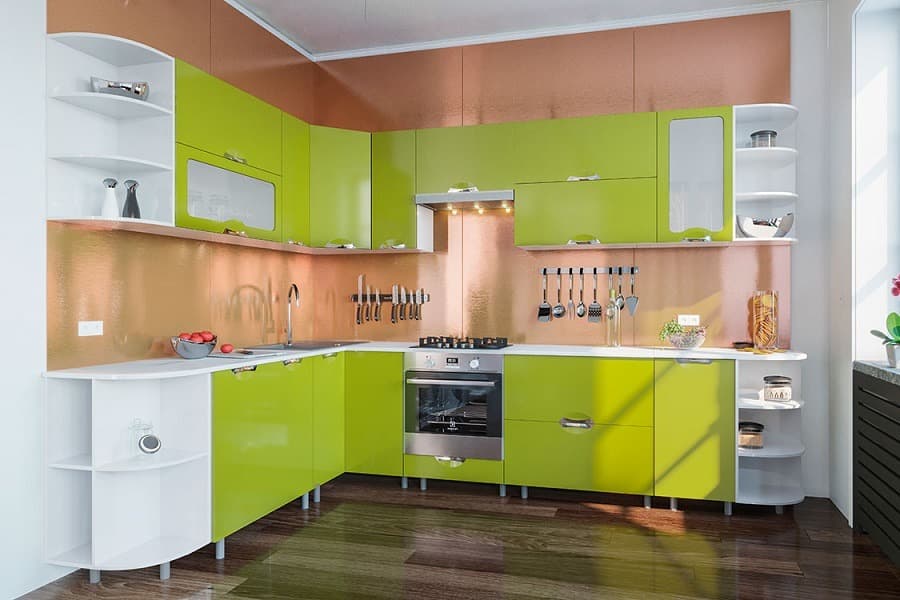 Adél Luxe Lime Konyhabútor - 1